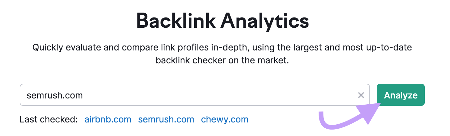 "sr02.groupbuyseo.us" domain entered into the Backlinks tool search bar